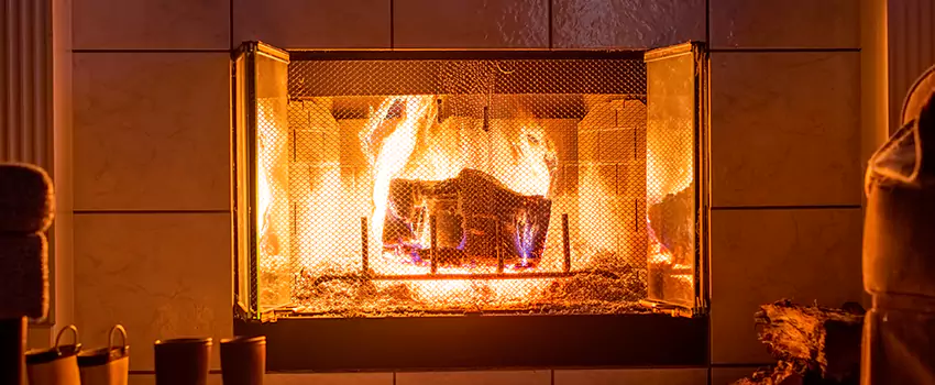Mendota Hearth Landscape Fireplace Installation in Deming, New Mexico
