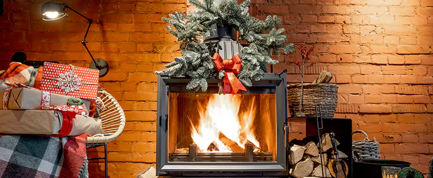 Travis Industries Linear Gas Fireplace Installation in Deming, New Mexico